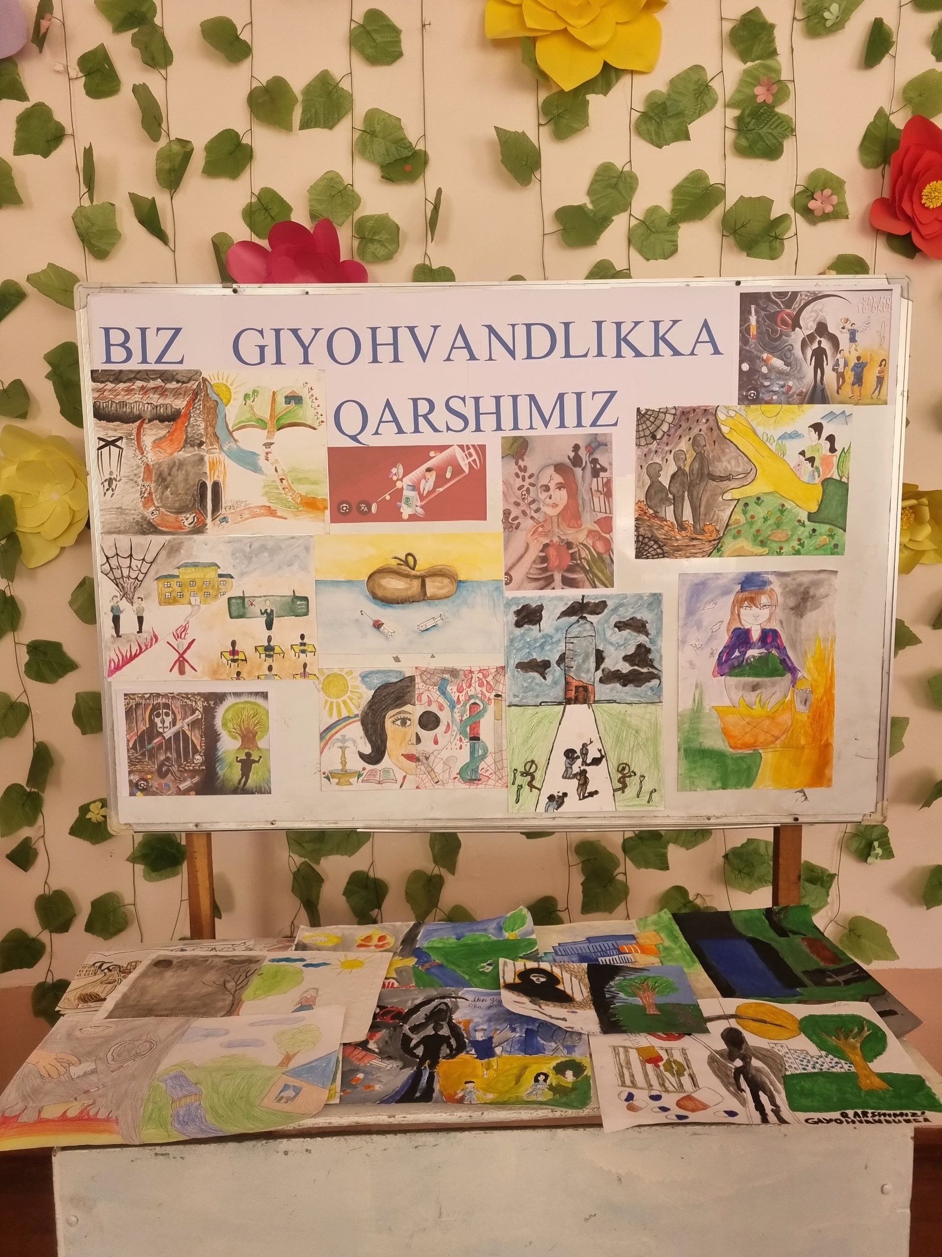 ''Biz giyohvandlikka qarshimiz ''